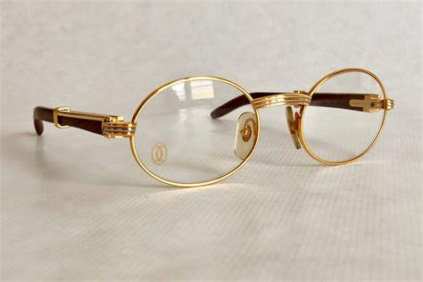 cartier gold eyeglasses|cartier glasses real gold.